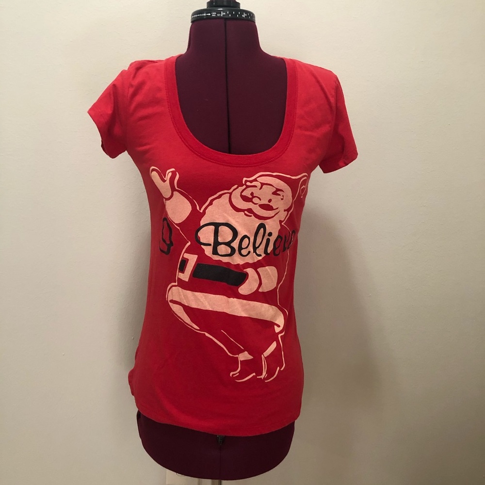 L.O.L. Vintage “I Believe” Santa shirt